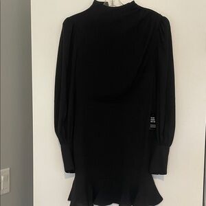 EXPRESS Elegant Black Long Sleeve Dress